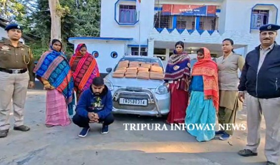 Four Bihari Women Arrested in Tripura with Drugs Four Bihari Women Arrested in Tripura with Drugs